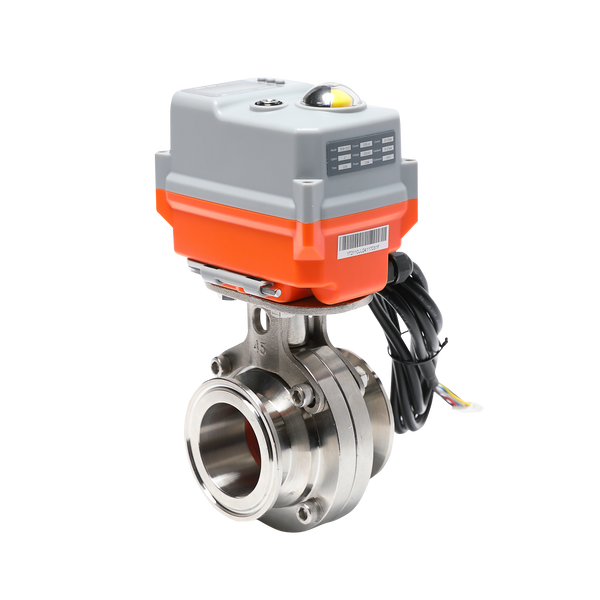 1 Sec. Quick Respon Φ19-Φ76 4-20ma 24VDC 2 Way Stainless Steel 304 Proportional Integral Control Motorized Ball Valve