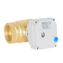 Load image into Gallery viewer, HSH-Flo Brass 2 Way DC5V CR301 Electric Motorized Ball Valve 3 Wires Switching Control Valve
