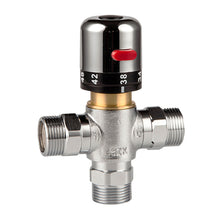 Load image into Gallery viewer, Thermostatic Mixing Valve Nickel DN15/20/25 Hot And Cold Water Temperature Regulation With Adjust Switch
