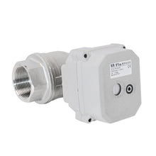 Load image into Gallery viewer, HSH-Flo Stainless Steel 2 Way AC110-230V CR401 Electric Motorized Ball Valve 4 Wires Switching Control Valve

