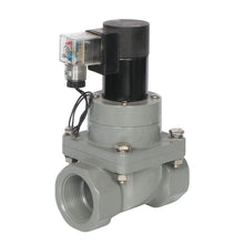 Load image into Gallery viewer, UPVC Solenoid Valve Pilot Type DC24V/AC220V 1/2&quot;~2&quot; Anti-corrosion Acid And Alkali Resistance Chemical Industry
