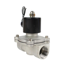 Load image into Gallery viewer, Stainless Steel Solenoid Valve Direct Acting Diaphragm Type 1/8&quot;~2&quot; DC12V/24V/AC110V/220V Normally Closed/Open Solenoid Valve
