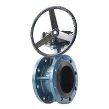 Load image into Gallery viewer, Ductile Iron Flange Type Worm Gear Butterfly Valve PTFE Seat Stainless Steel Plate Butterfly Valve Weak Acid-base Medium
