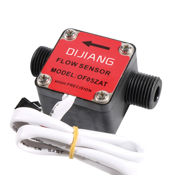 5-18VDC Gear Flow Sensor G1/2" Oil Flow Sensor Fertilizer Hall Flowmeter