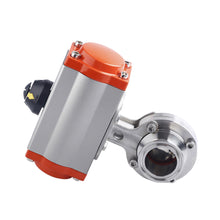 Load image into Gallery viewer, Pneumatic Butterfly Valve Stainless Steel Φ19~89 Clamp Type Quick Connect Valve Compression And Corrosion Resistance
