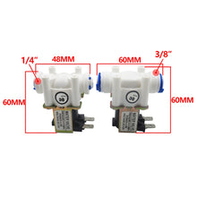Load image into Gallery viewer, 12V Solenoid Valve 1/4&quot; 3/8&quot; Quick Connect Water Valve Drinking Fountain Coffee Machine Washing Machine

